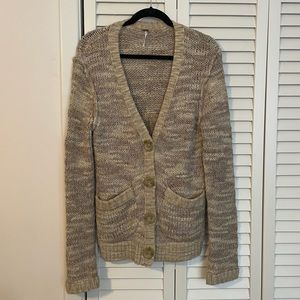 Free People Button Cardigan